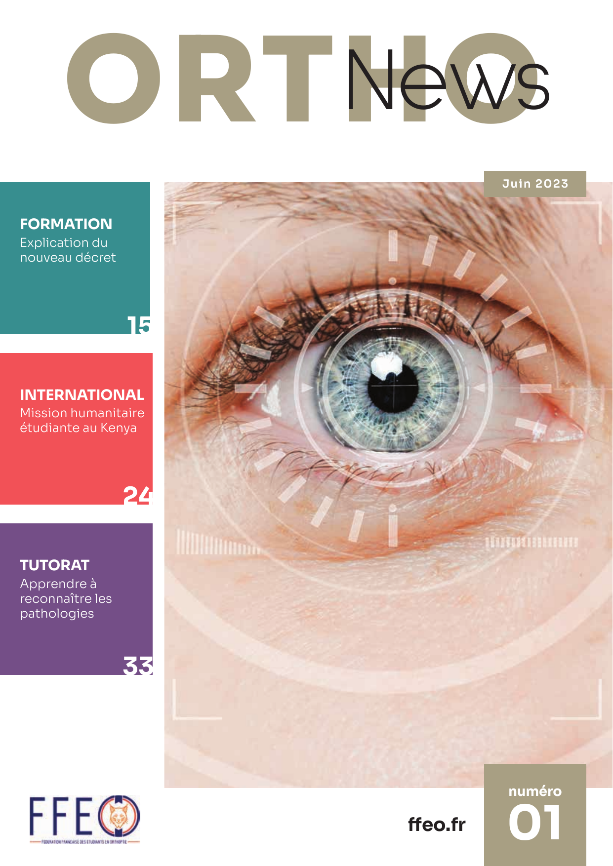 Première page de l'article 'Dyslexie et taille optimale de caractères ?' par Frédéric Maillet